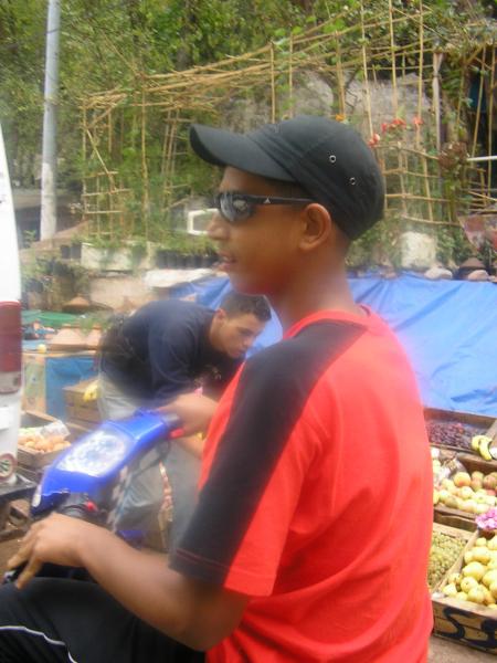 je suis l� en village